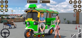 Real Tuk Tuk Rickshaw Game iPhone screenshot