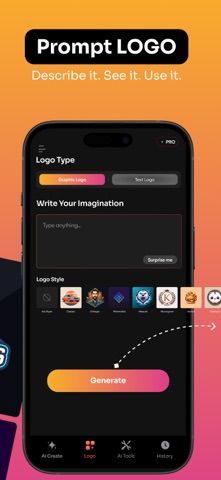 AI标志生成器 - 品牌设计 screenshot