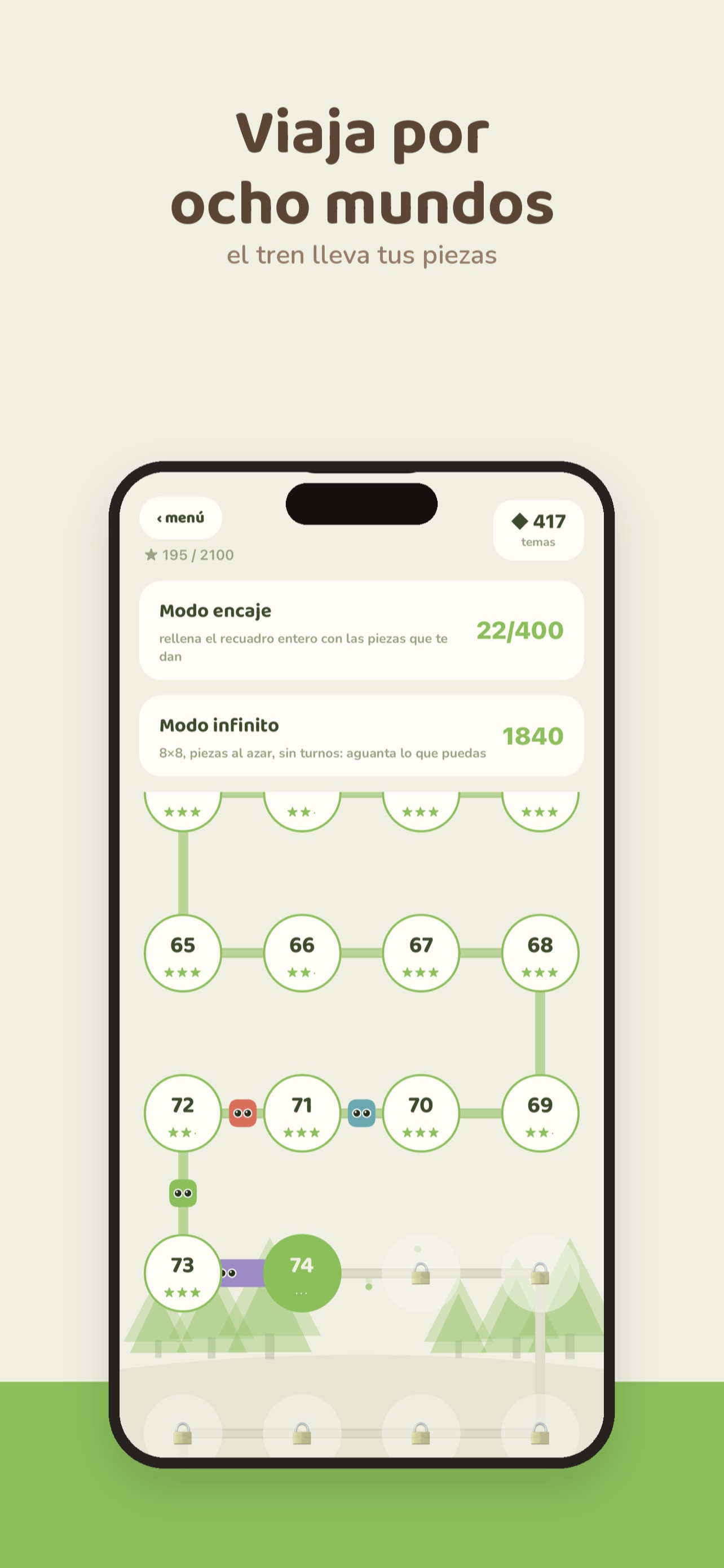 Screenshot 3 of Blocki: puzzles with faces