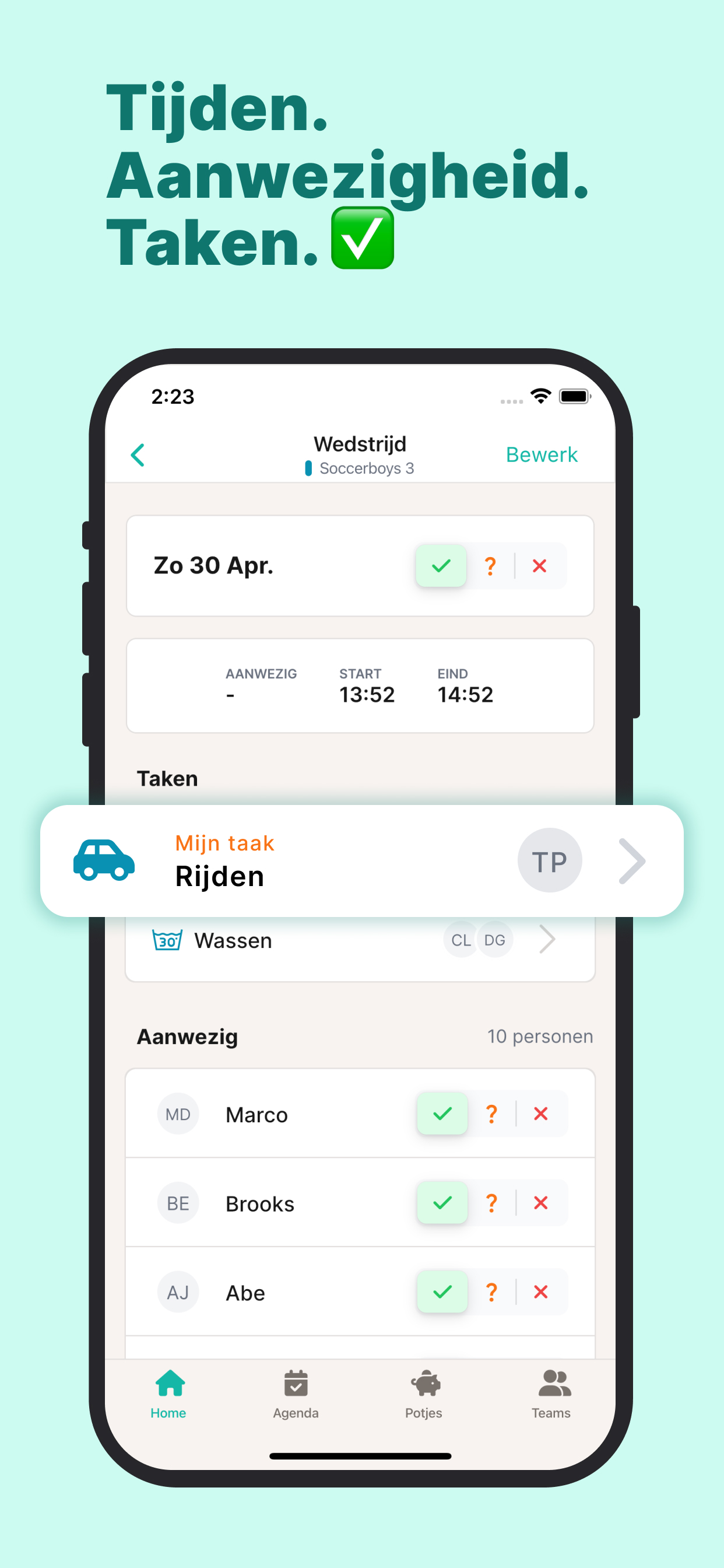 Keddle – Boetepot & Teamagenda