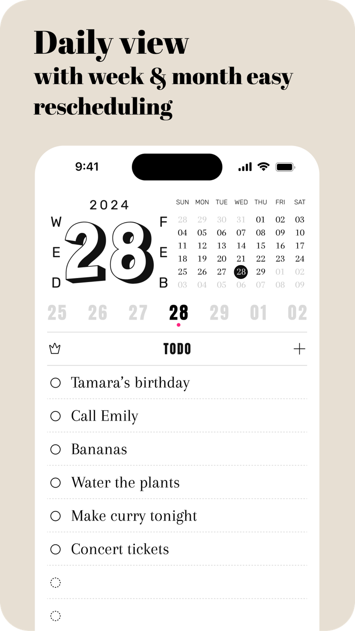 Day Planner and Agenda - TODOKO