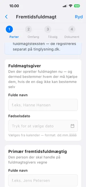 Dokumentguiden screenshot 2