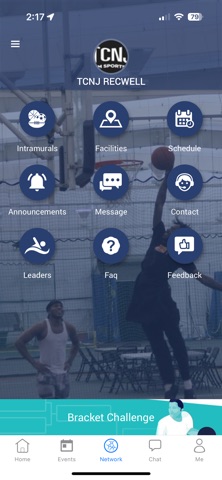 TCNJ Recwell screenshot