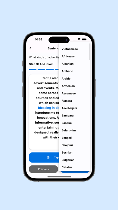 IELTS Speaking - ZIELTS Screenshot