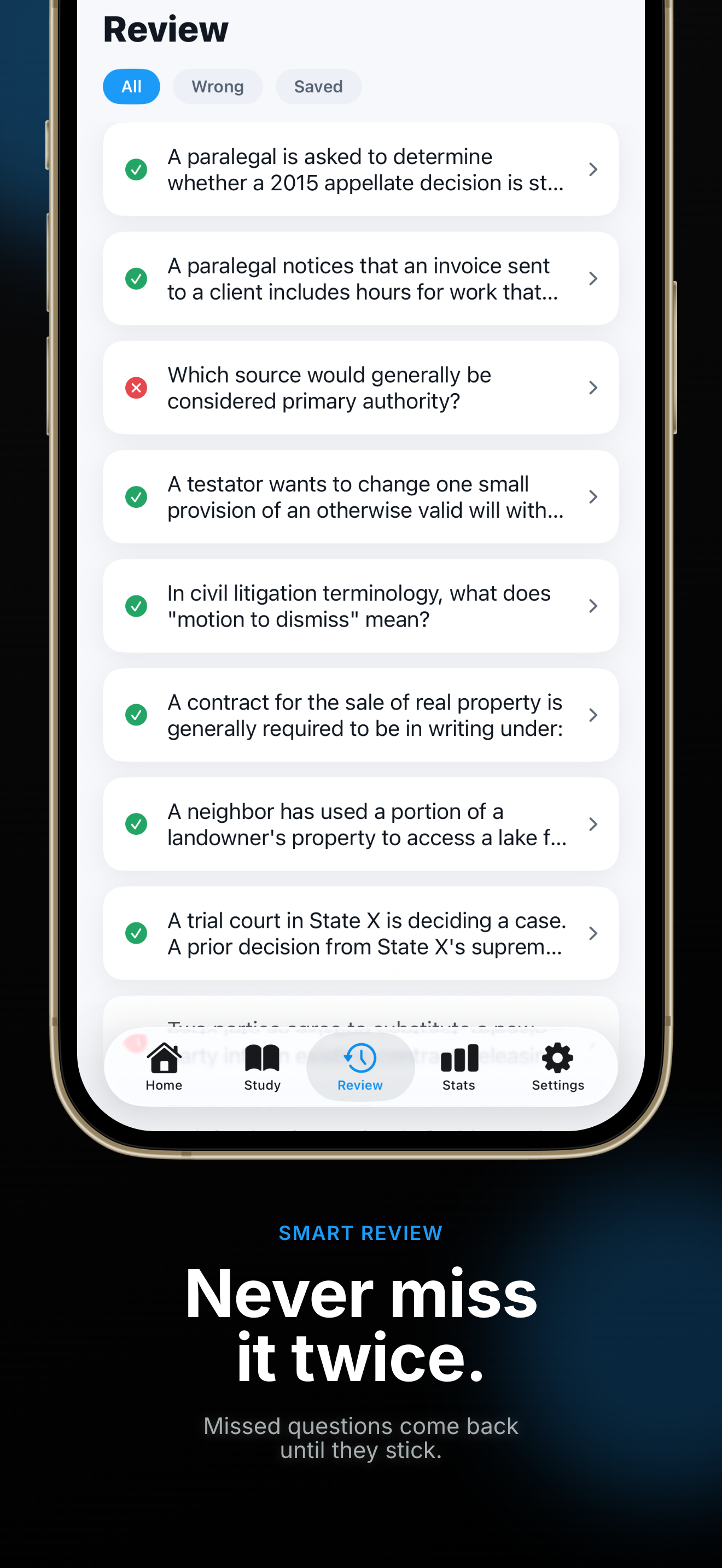 Paralegal Prep 2026: NALA CP screenshot 5