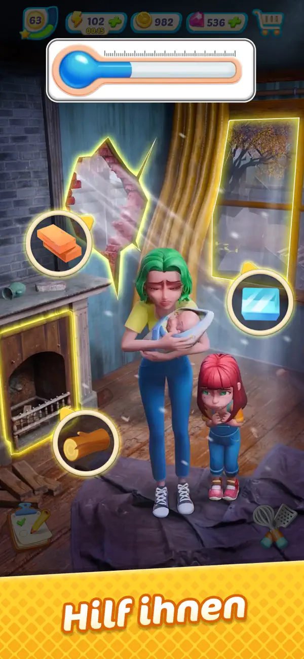 Gossip Harbor: Merge & Story iPhone Spiel Screenshot 1 – Spiele