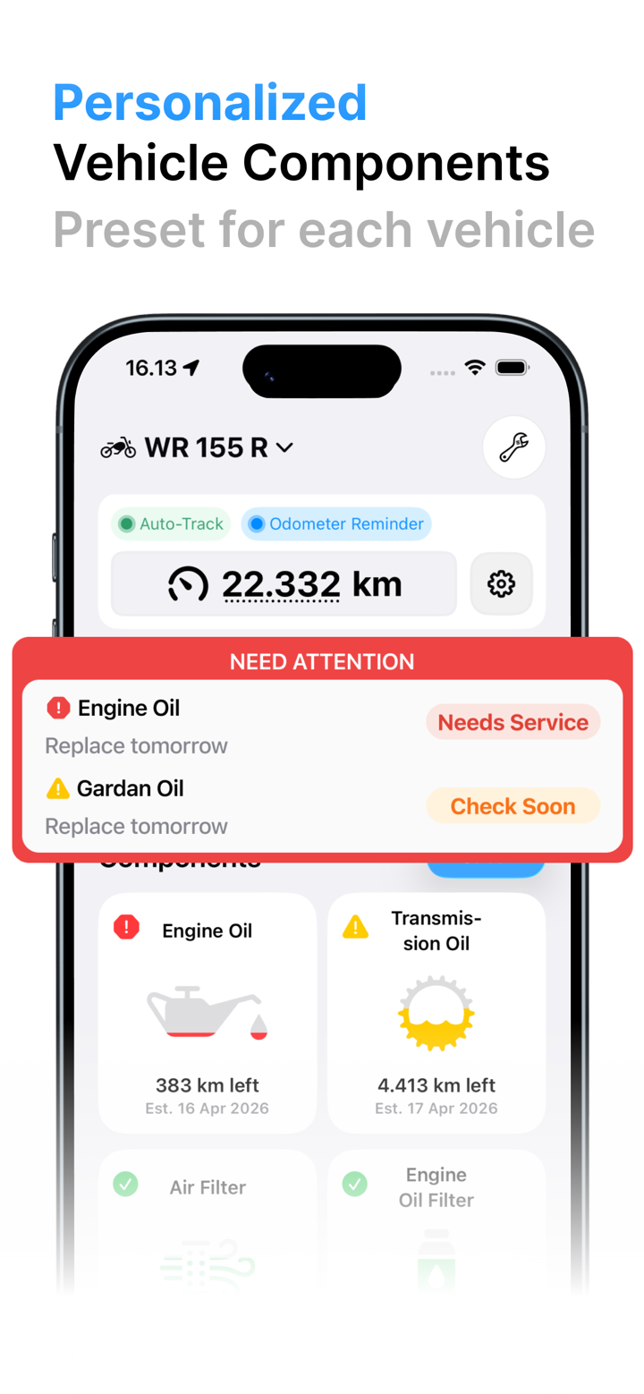 RideCheck: Vehicle Maintenance screenshot 2