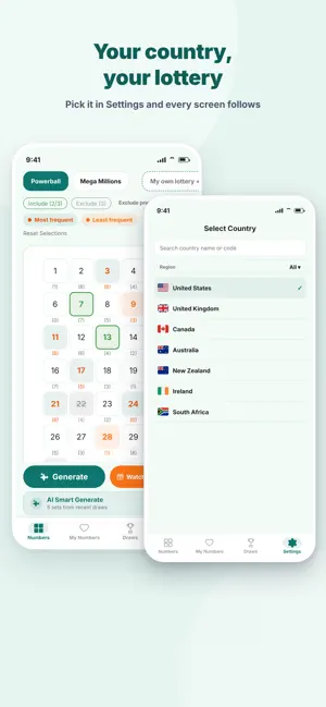 Lotto Number Mate screenshot 1