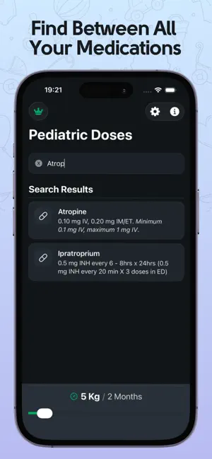 Pediatric Doses iPhone screenshot 5