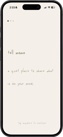tell momo iPhone screenshot