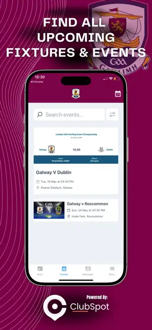 Galway GAA Official screenshot 3