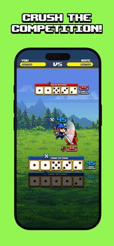 Dice Heroes - Roll To Win iPhone screenshot
