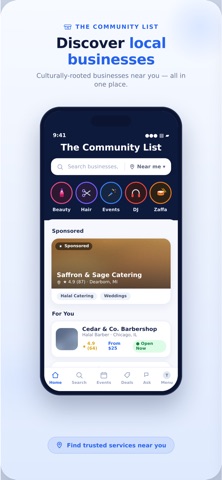The Community List screenshot