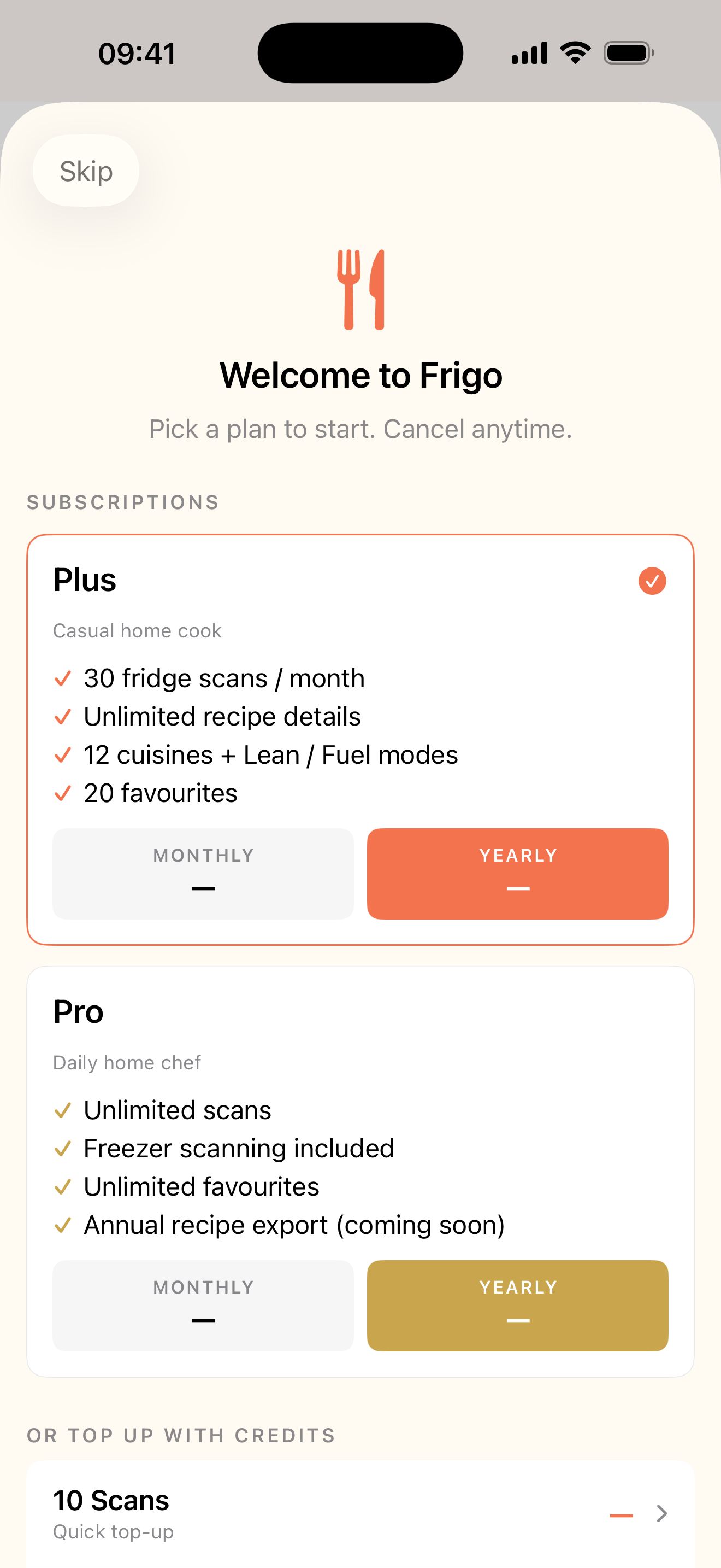 Frigo - AI Recipe Finder