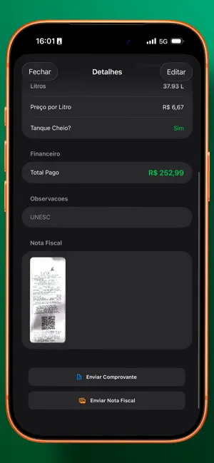 FuelLog screenshot 3
