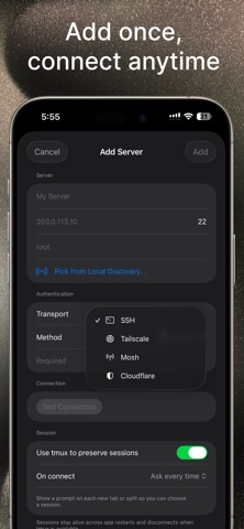 VVTerm: 原生 SSH 客户端 screenshot
