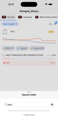 Winegrid screenshot