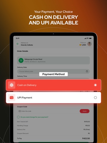 VegMove: Grocery App iPad screenshot