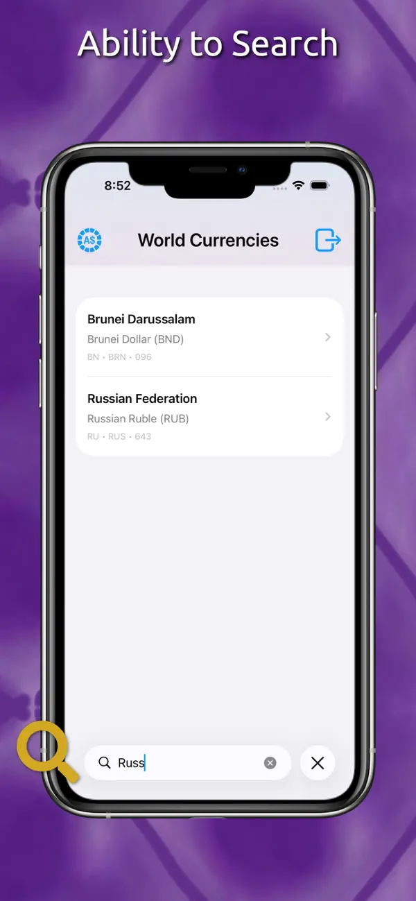 #3. World Currencies (iOS) By: ManalSoft