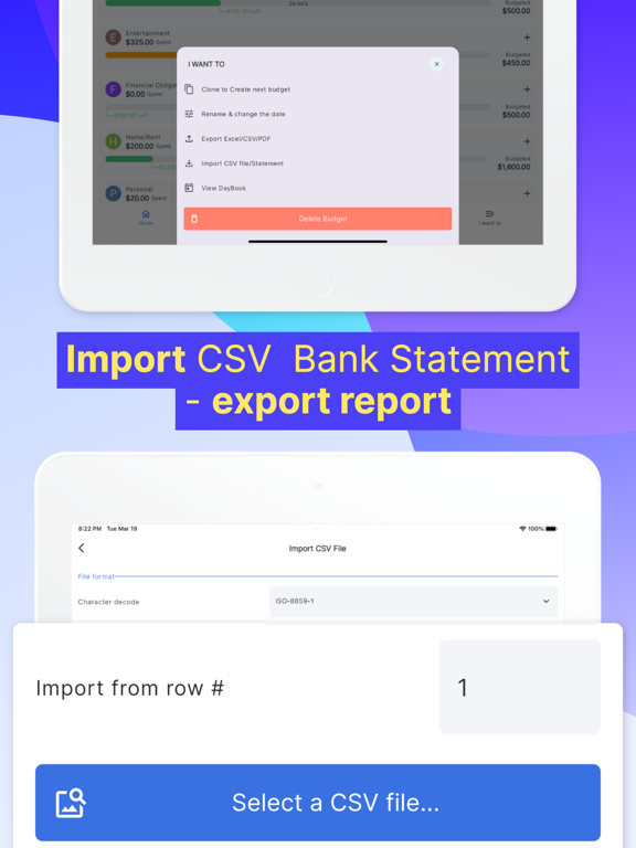 iSaveMoneyGo – Budget Tracker iPad screenshot 6 - Finance app