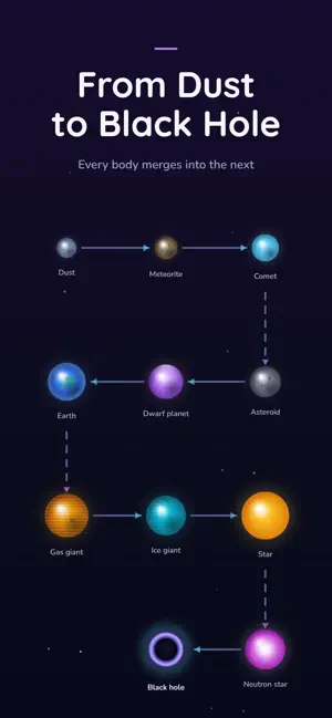 Nebula Drop: Planet Merge screenshot 3