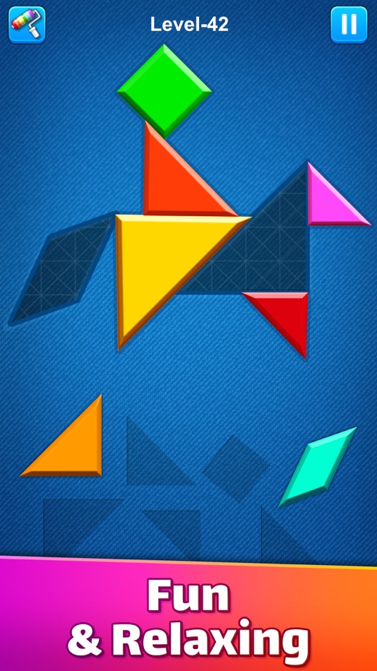#5. Tangram Puzzle: Polygrams Game (macOS) Bởi: RV AppStudios LLC