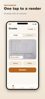 Sketchwood: Sketch to 3D screenshot 2