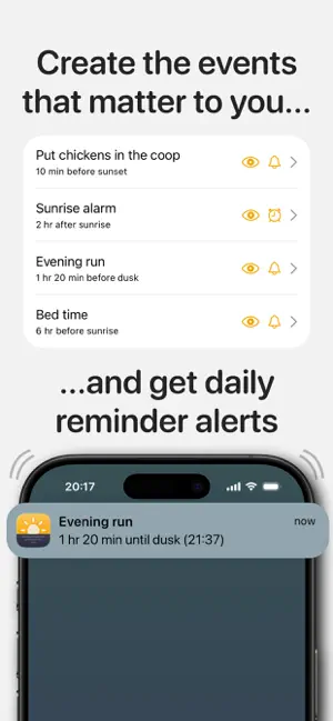 Sundown: Sunrise/Sunset Alerts screenshot 2