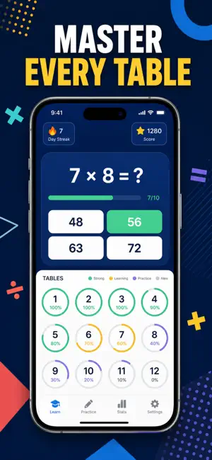 Multiplication Practice Kids screenshot 2