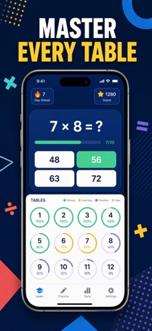 Multiplication Practice Kids Screenshot 2 of 10