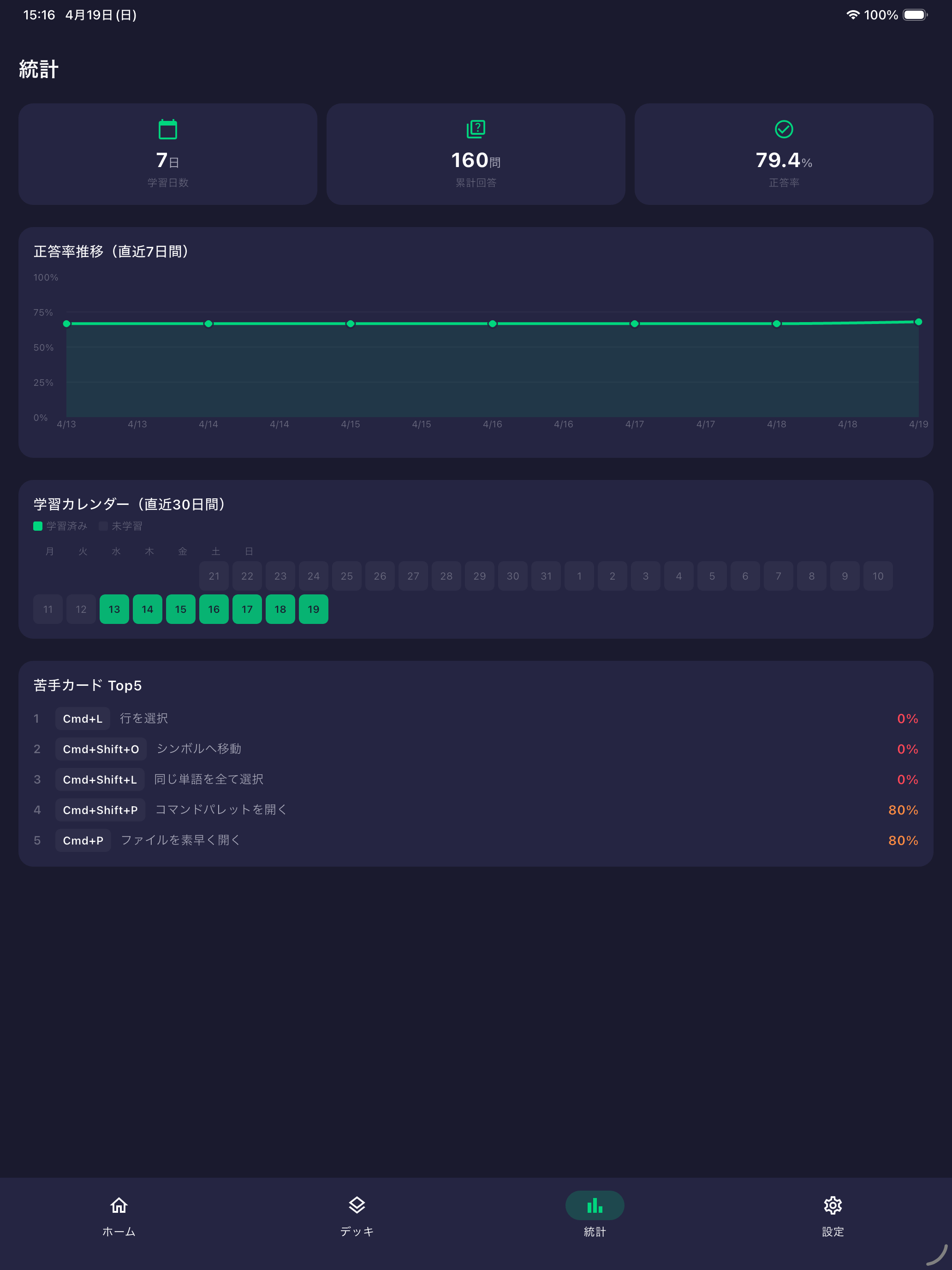 Keyhab - Shortcut Trainer