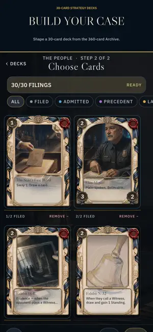 OBJECTION! Courtroom Card Game screenshot 4