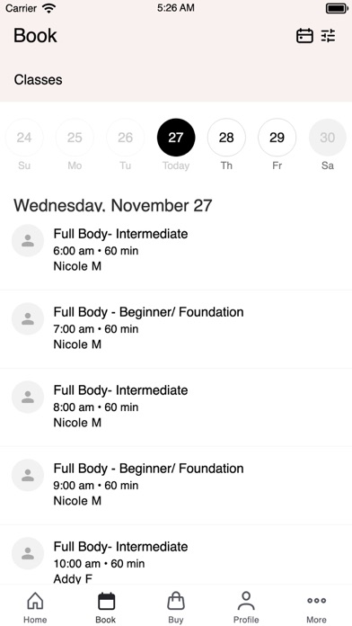 The Pilates Haus Screenshot