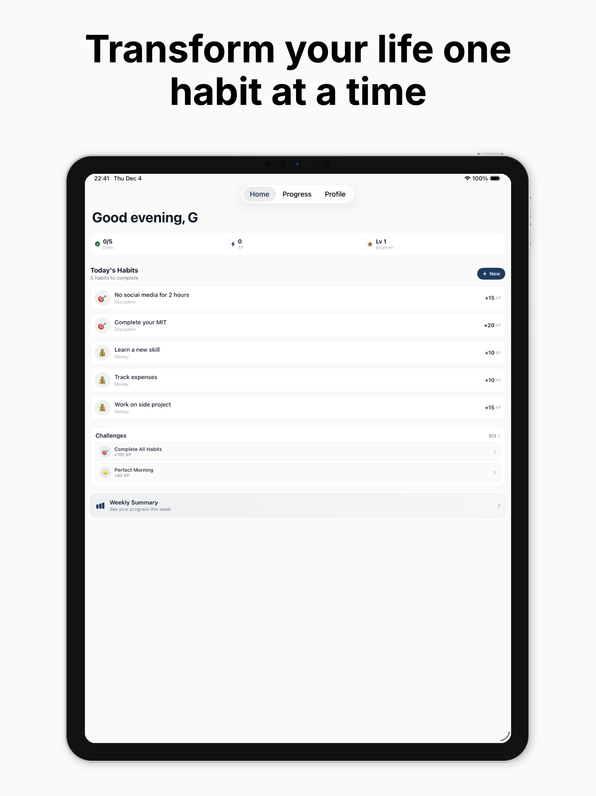 PR: Daily Habit for Success screenshot 8