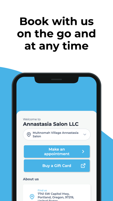 Annastasia Salon Screenshot 1 - AppWisp.com Annastasia Salon Screenshot 1 - AppWisp.com