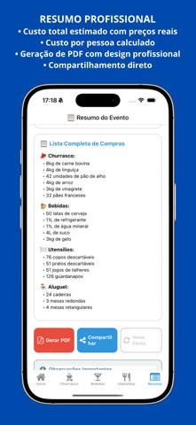 Calculadora de Churrasco Pro screenshot