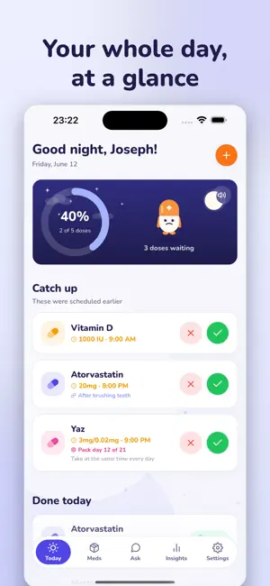 Pilly, Medication Reminder screenshot 1