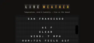 AeroFlap Split-Flap Clock AI+ screenshot 1