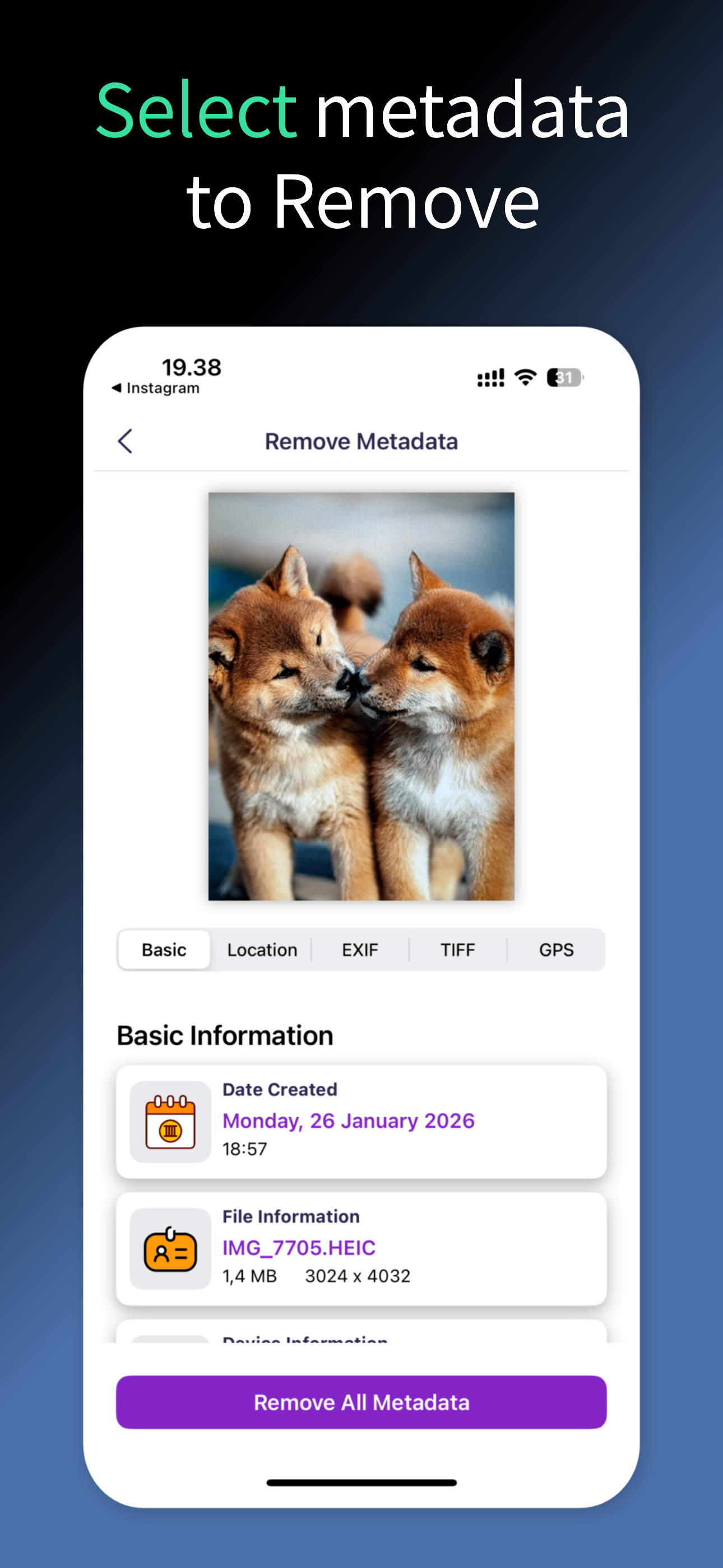 Metadata Remover ™ screenshot 4