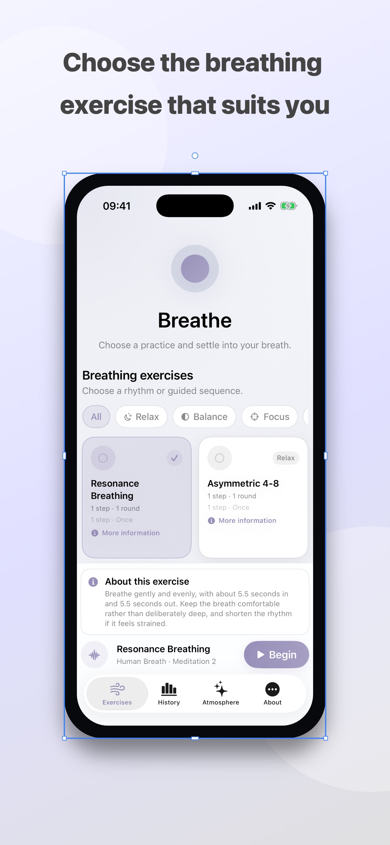 Screenshot 2 of Breathe To Relax
