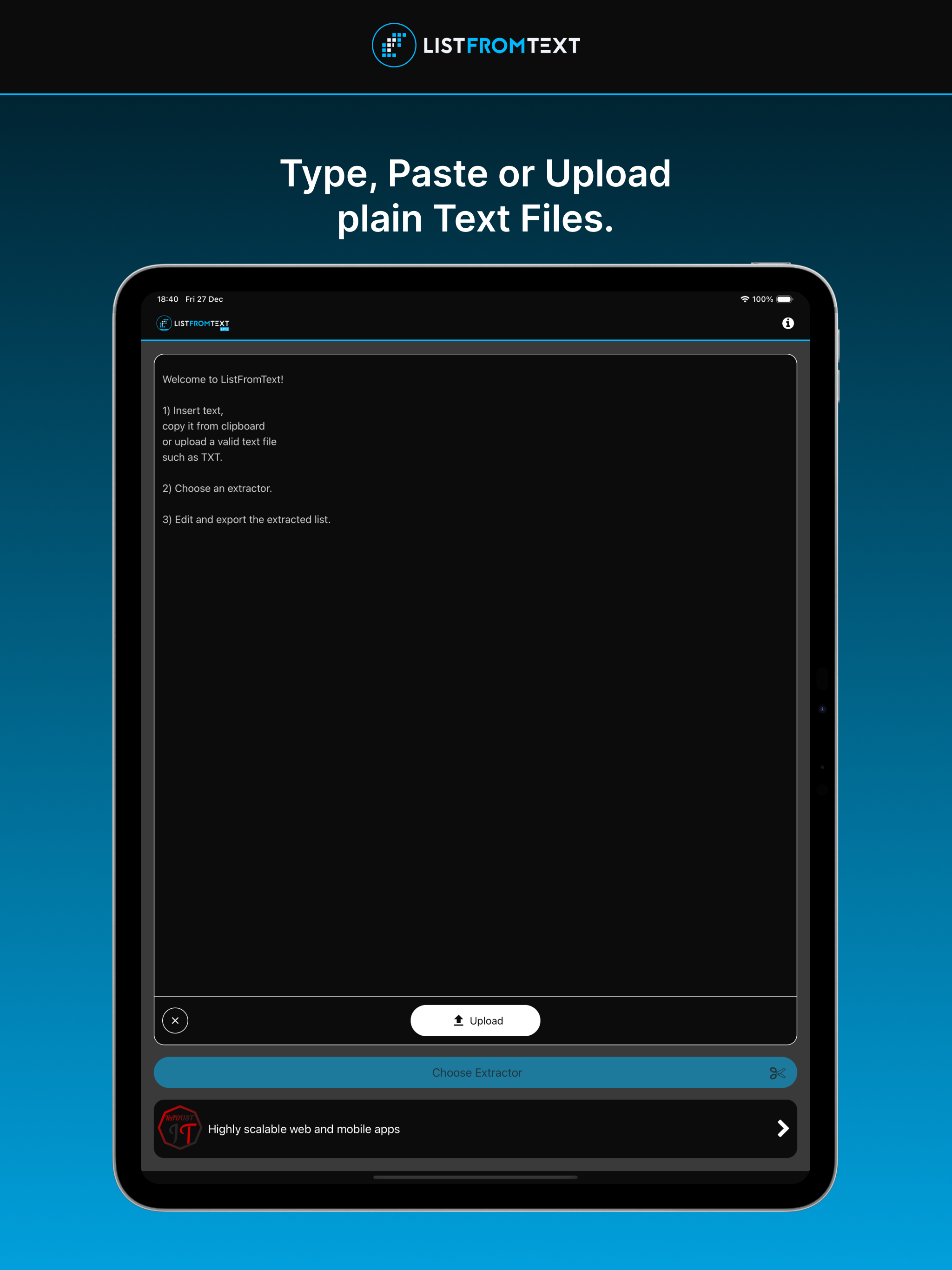 ListFromText Lite