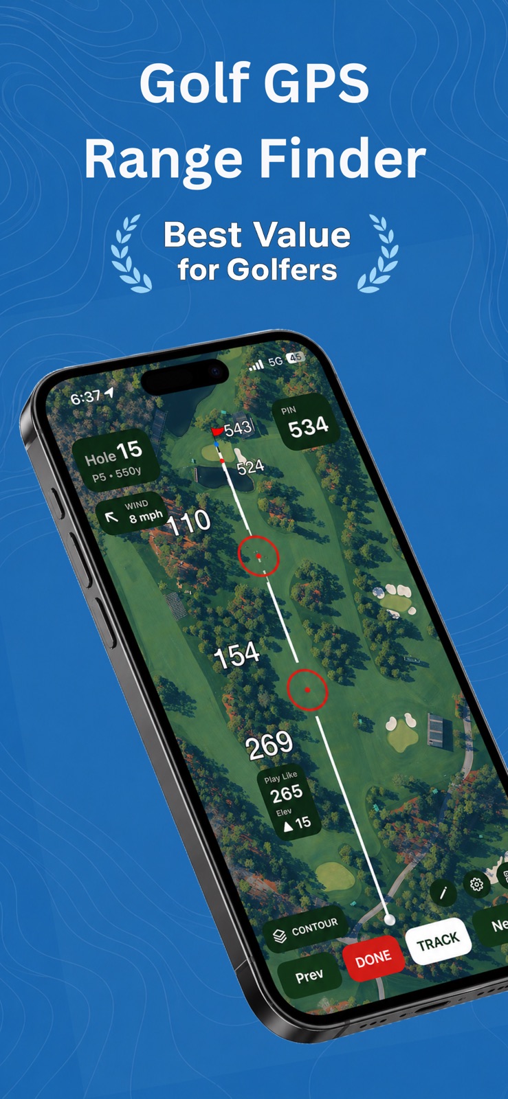 Golf GPS Range Finder: ForeFun iphone screenshot 8