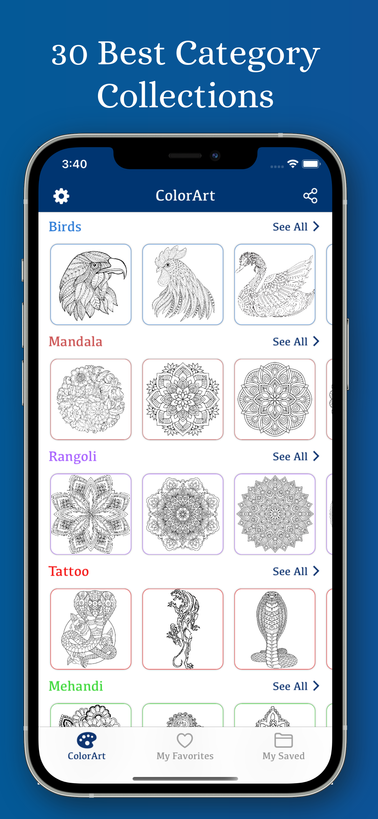 ColorArt : Fill Coloring Book