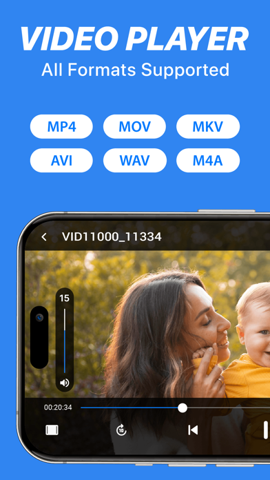 Video Player - Media Player HD iPhone screenshot 1 - Photo & Video app