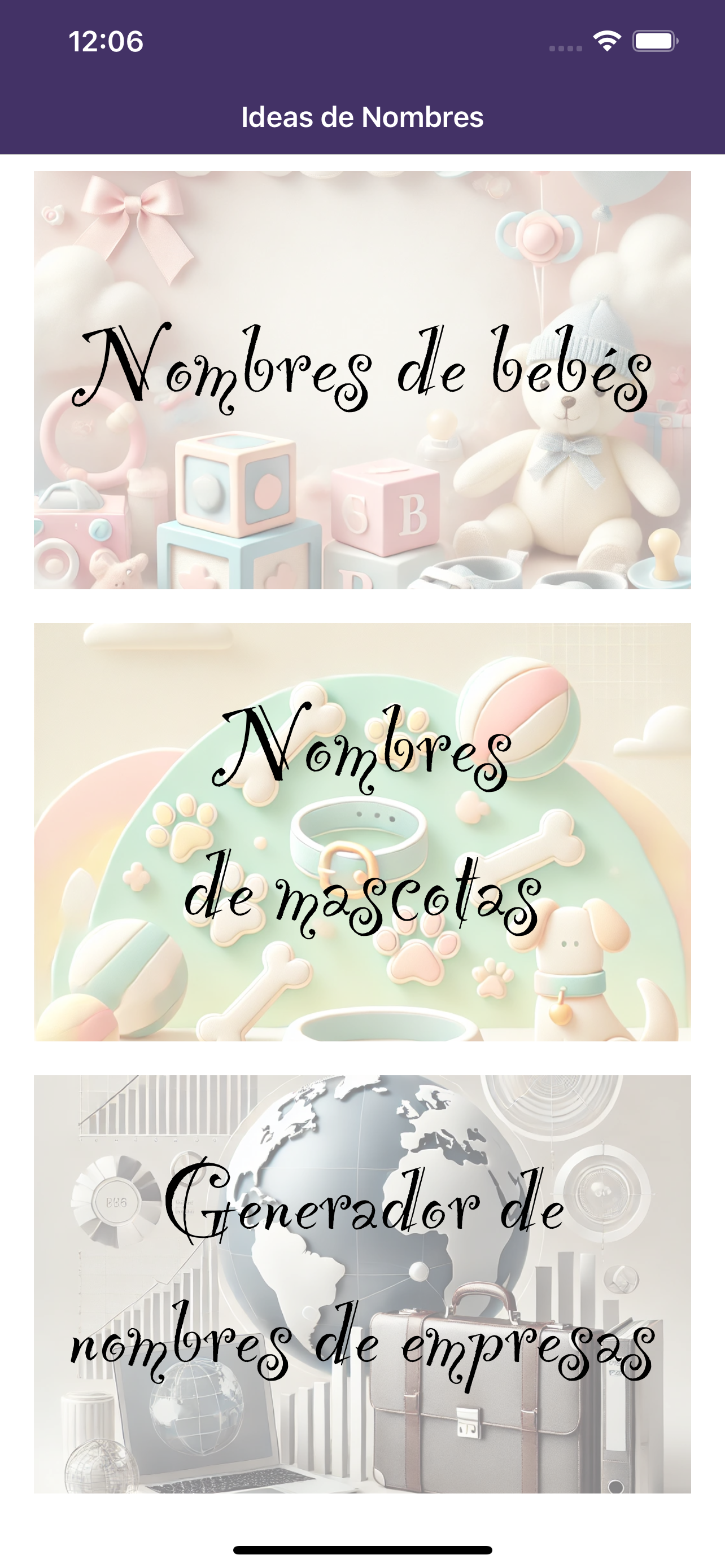 Ideas de Nombres Perfectos