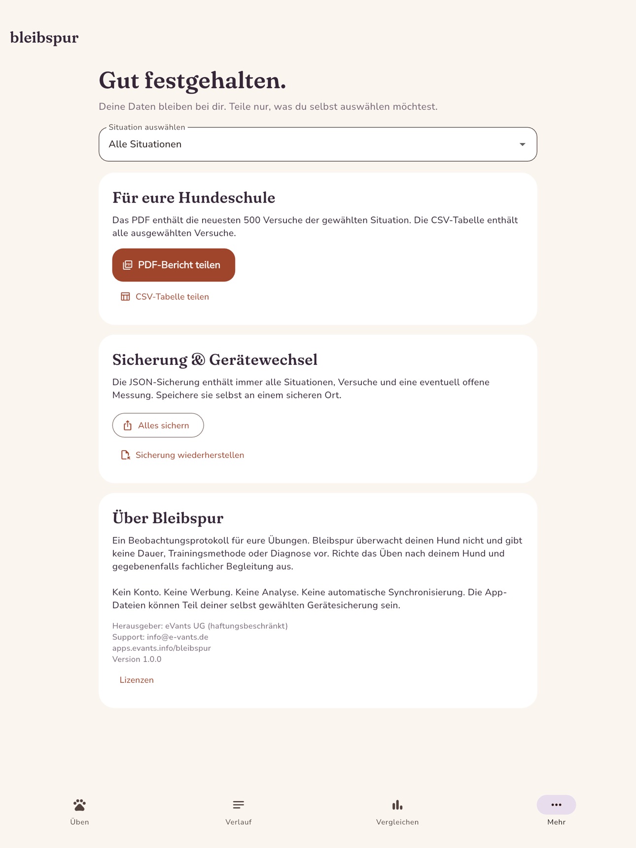Screenshot 6 of Bleibspur – Alleinbleiben