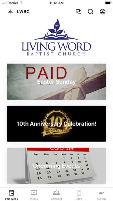 Living Word Oregon app screenshot