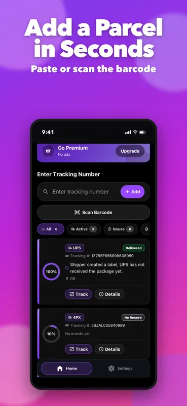 Parcel tracker: DPD,Fedex,DHL screenshot 8 of 10