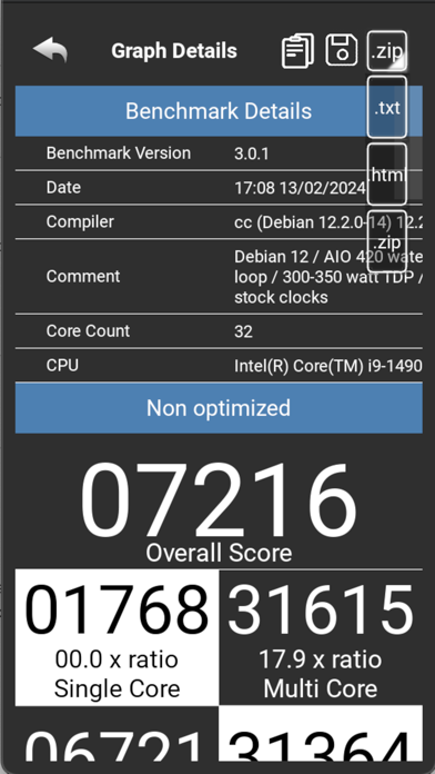 Screenshot #2 pour EvoBenchPro