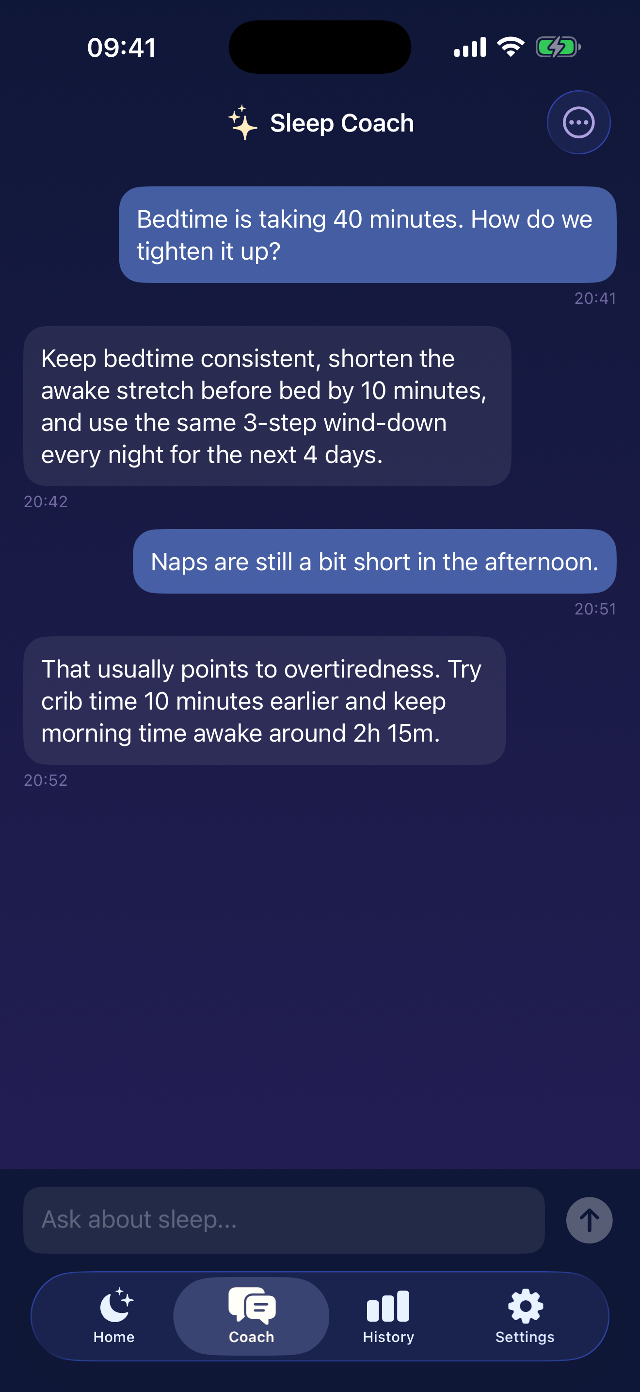 Lulla - Baby Sleep Tracker screenshot 3